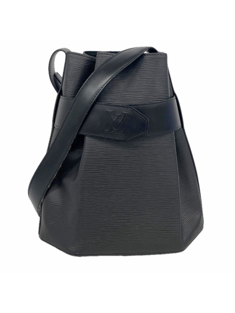Louis Vuitton Shoulder Bag Epi Sac D'epaule PM Noir